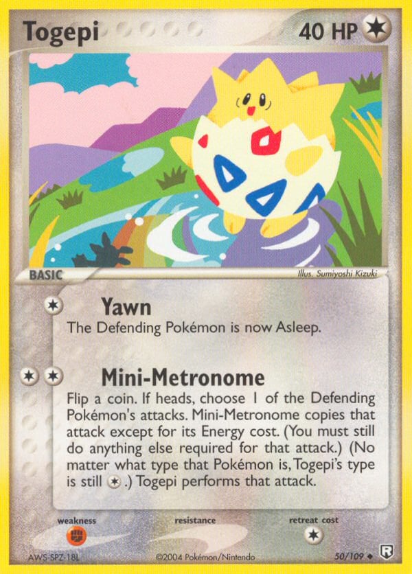 Togepi – Uncommon – Team Rocket Returns