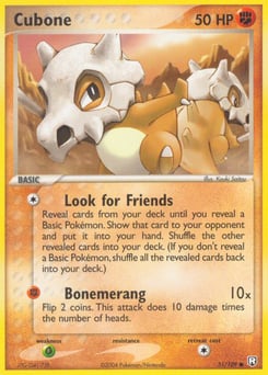 Cubone – Common – Team Rocket Returns