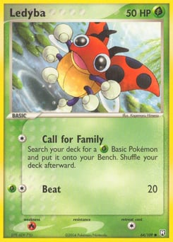 Ledyba – Common – Team Rocket Returns