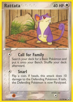 Rattata – Common – Team Rocket Returns