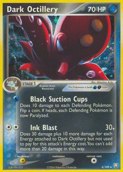 Dark Octillery – Rare Holo – Team Rocket Returns