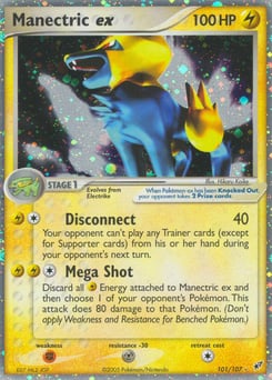 Manectric ex – Rare Holo EX
