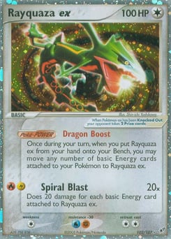 Rayquaza ex – Rare Holo EX – Deoxys