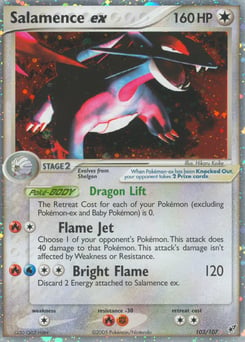 Salamence ex – Rare Holo EX – Deoxys
