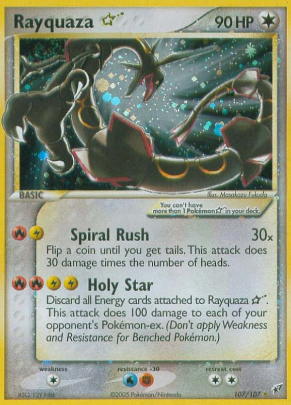 Rayquaza ★ – Rare Holo Star – Deoxys