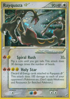 Rayquaza ★ – Rare Holo Star