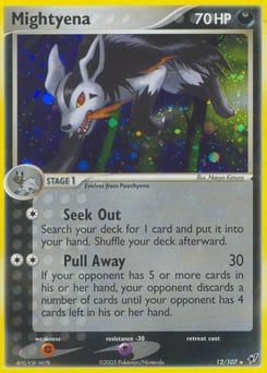 Mightyena – Rare Holo