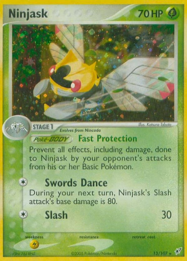 Ninjask – Rare Holo – Deoxys