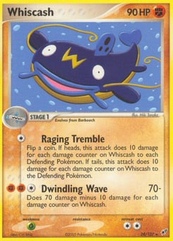 Whiscash – Rare – Deoxys