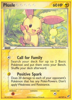 Plusle – Uncommon – Deoxys