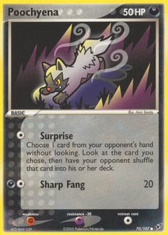 Poochyena – Common – Deoxys