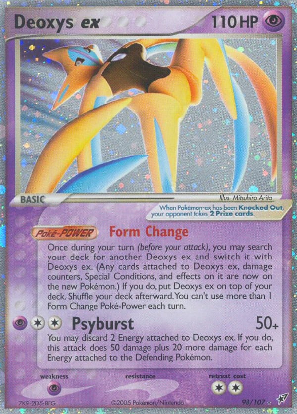 Deoxys ex – Rare Holo EX – Deoxys