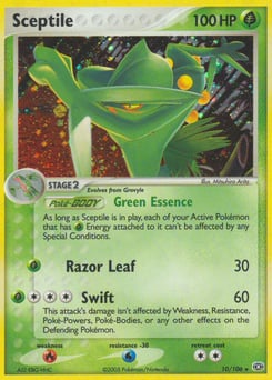 Sceptile – Rare Holo – Emerald