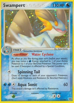 Swampert – Rare Holo – Emerald