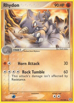 Rhydon – Rare – Emerald