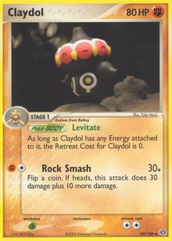Claydol – Uncommon – Emerald