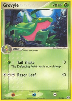 Grovyle – Uncommon – Emerald