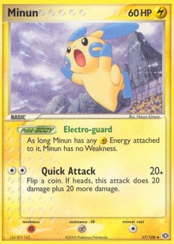 Minun – Uncommon – Emerald