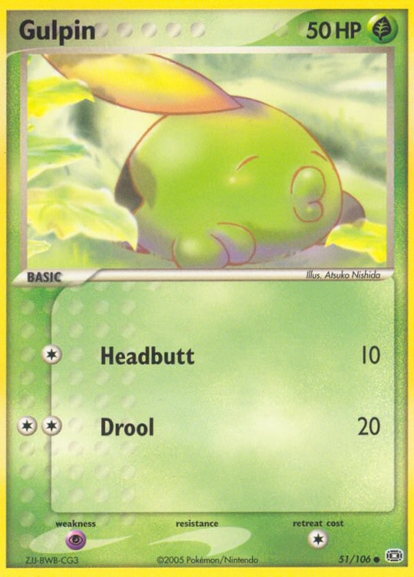 Gulpin – Common – Emerald