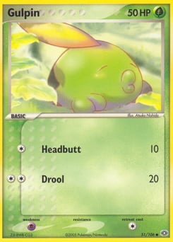 Gulpin – Common – Emerald