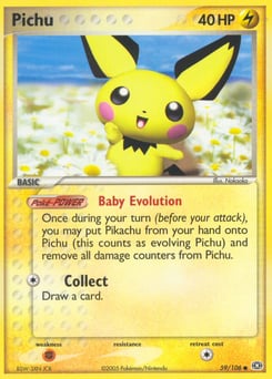 Pichu – Common – Emerald