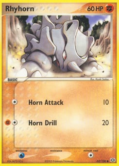 Rhyhorn – Common – Emerald