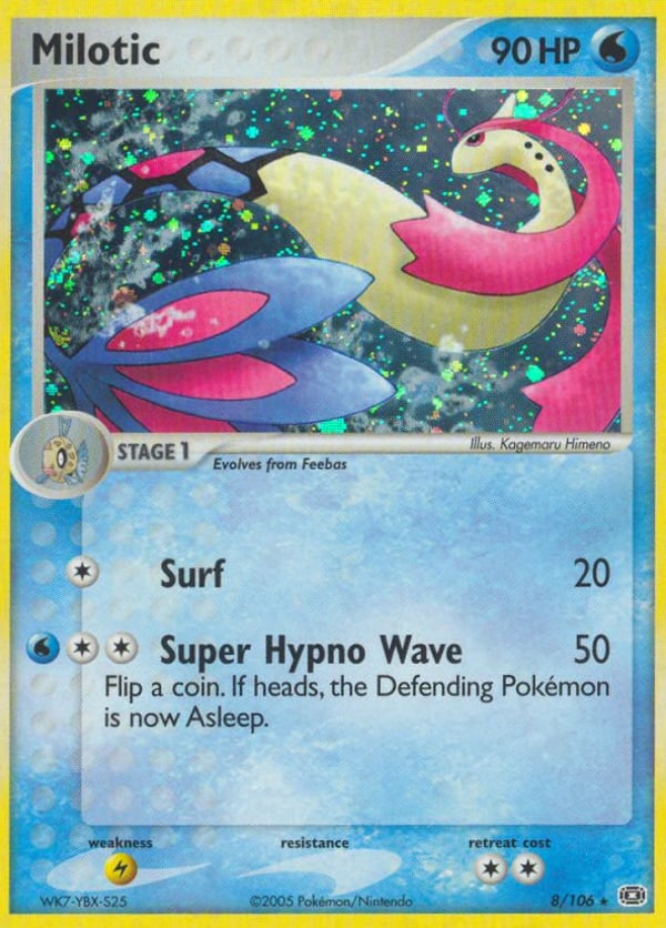 Milotic – Rare Holo – Emerald