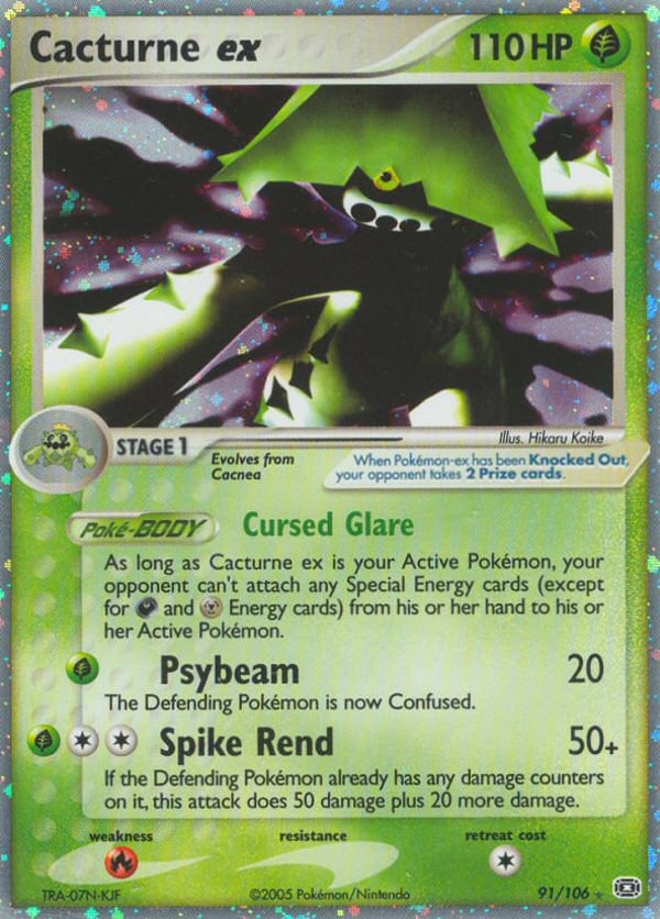 Cacturne ex – Emerald