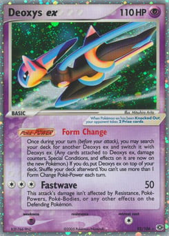 Deoxys ex – Rare Holo EX – Emerald