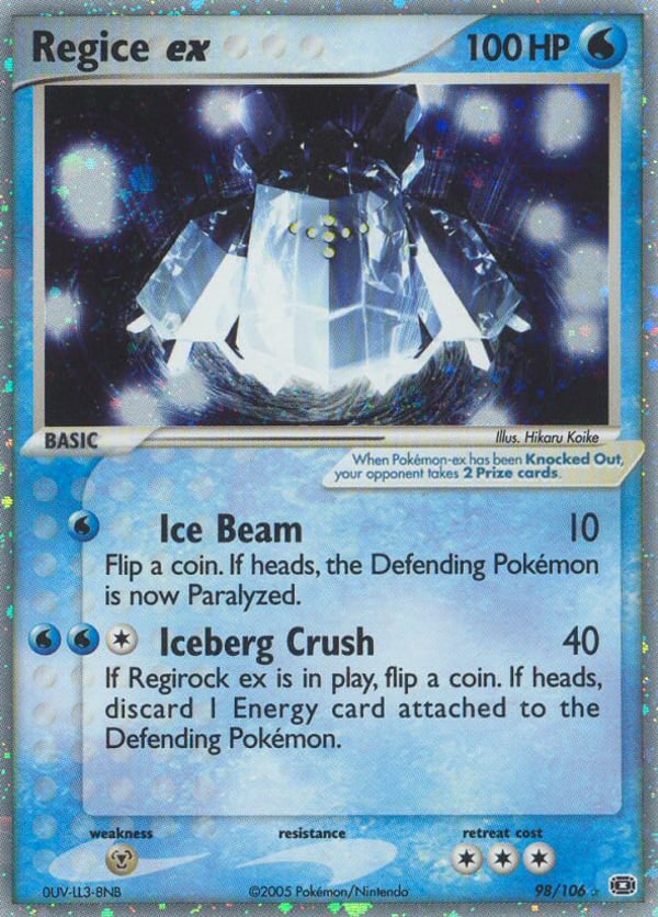 Regice ex – Emerald