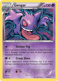 Gengar – Rare Holo – Generations