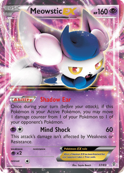 Meowstic-EX – Rare Holo EX – Generations