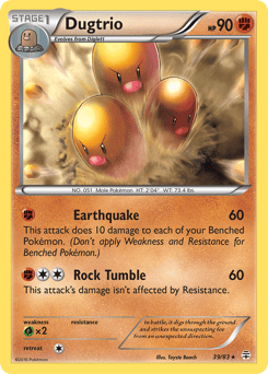 Dugtrio – Rare – Generations