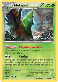 Metapod – Uncommon – Generations