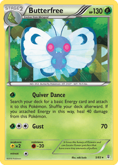Butterfree – Rare Holo – Generations