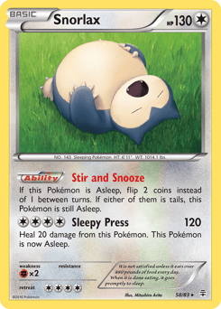 Snorlax – Rare – Generations