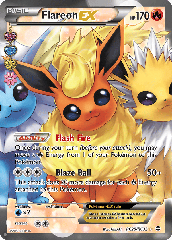 Flareon-EX – Rare Ultra – Generations