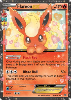 Flareon-EX – Rare Holo EX – Generations