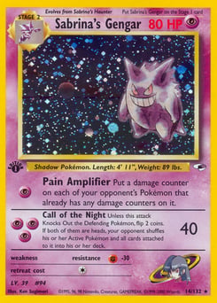 Sabrina's Gengar – Rare Holo