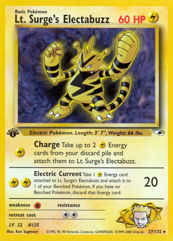Lt. Surge's Electabuzz – Gym Heroes