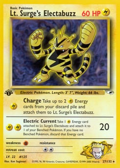 Lt. Surge's Electabuzz – Rare