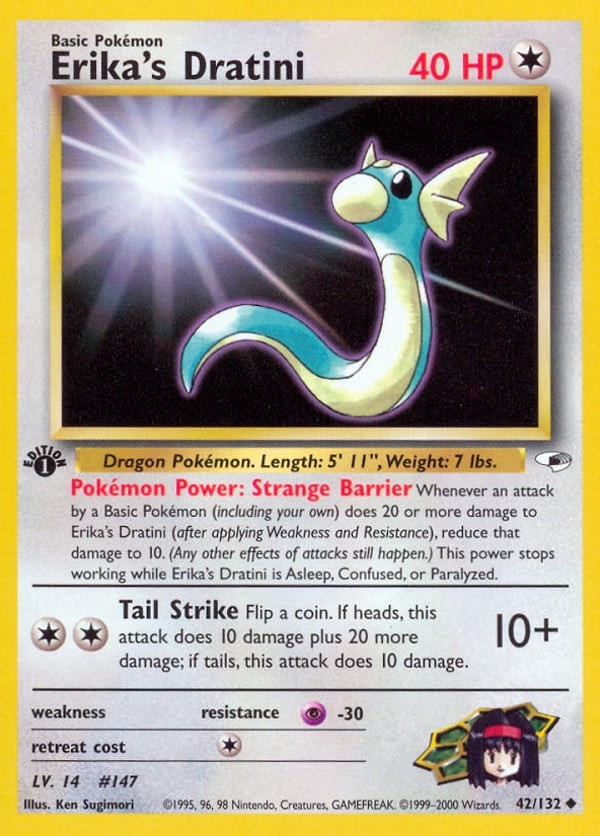 Erika's Dratini – Uncommon – Gym Heroes