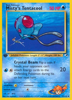 Misty's Tentacool – Uncommon – Gym Heroes