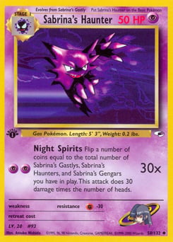 Sabrina's Haunter – Uncommon – Gym Heroes