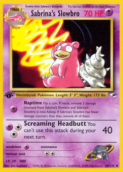 Sabrina's Slowbro – Uncommon – Gym Heroes