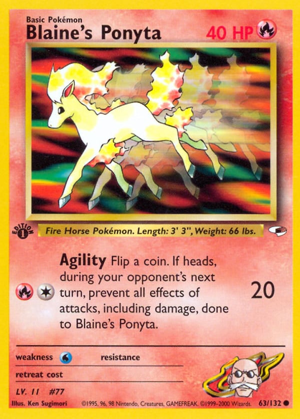 Blaine's Ponyta – Common – Gym Heroes