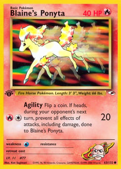 Blaine's Ponyta – Common – Gym Heroes