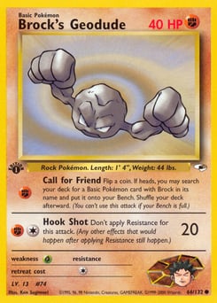 Brock's Geodude – Common – Gym Heroes