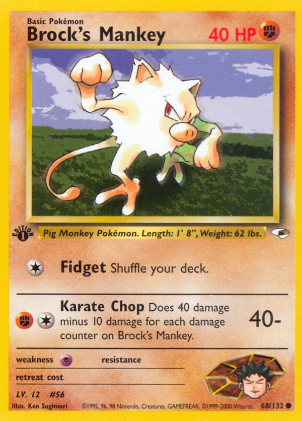 Brock's Mankey – Gym Heroes