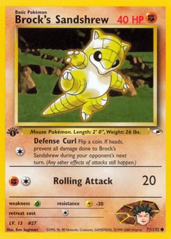 Brock's Sandshrew – Common – Gym Heroes